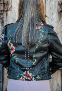 Bringing Fall Florals into Leather